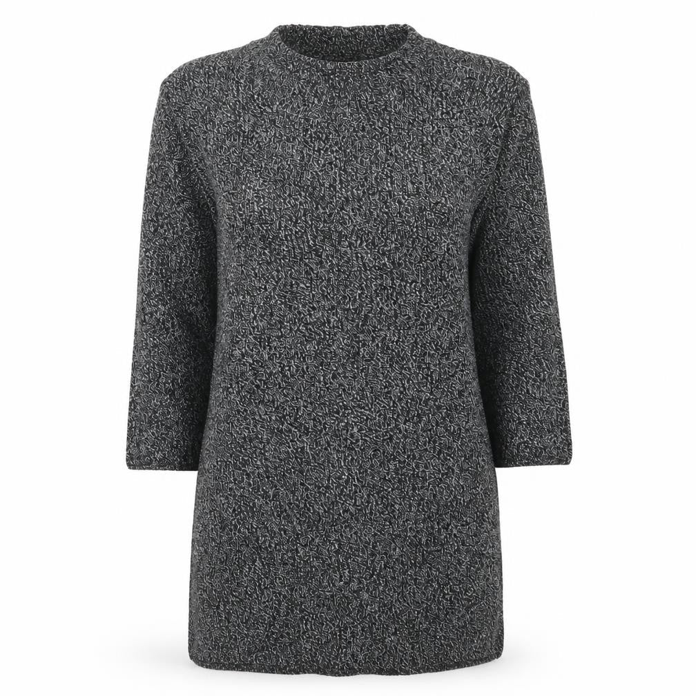 Topshop Womens Grey  Knit Pullover Jumper Size S