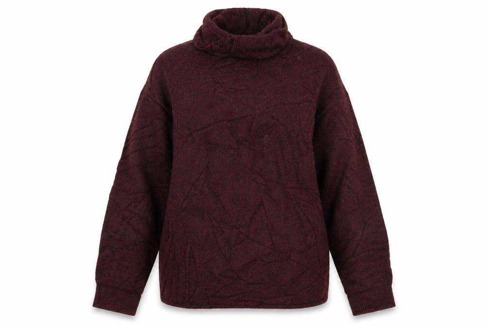H&M Womens Red  Knit Pullover Jumper Size M
