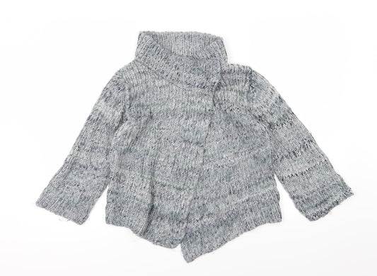 Kenar Womens Grey  Knit Cardigan Jumper Size L