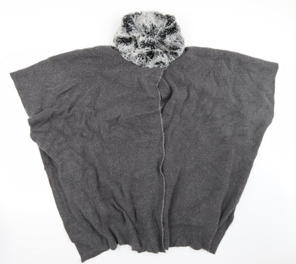 Additional front view of Marks & Spencer women’s grey jacket coat one size