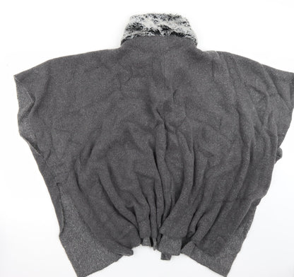 Back view of Marks & Spencer women’s grey jacket coat one size