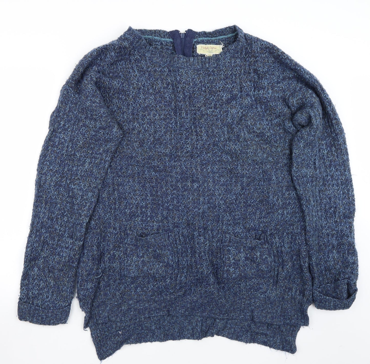 Vintage Couture Womens Blue   Pullover Jumper Size 18