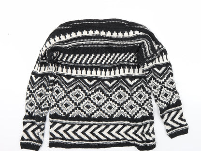 Additional front view of F&F women’s black jumper, size UK 10