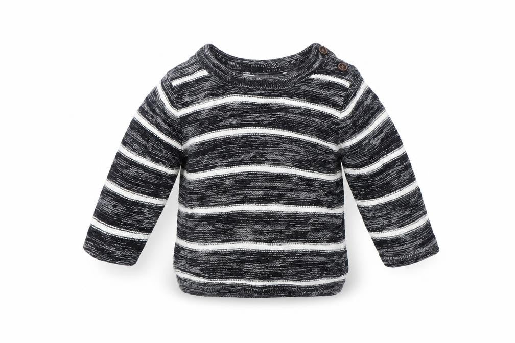 Primark Boys Blue Striped  Pullover Jumper Size 6-9 Months