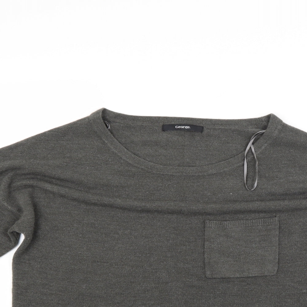 George Womens Grey   Pullover Jumper Size 10