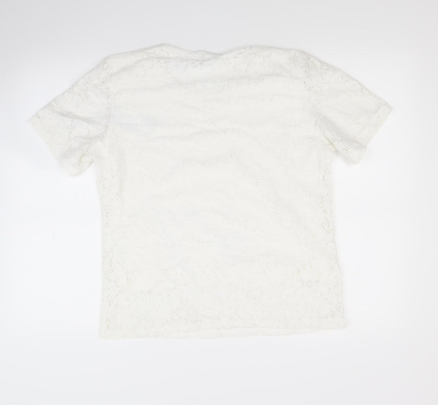 paramour Womens White   Basic Blouse Size L