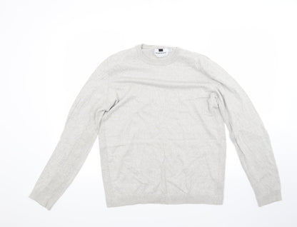 Additional front view of Topman men’s grey jumper, size M