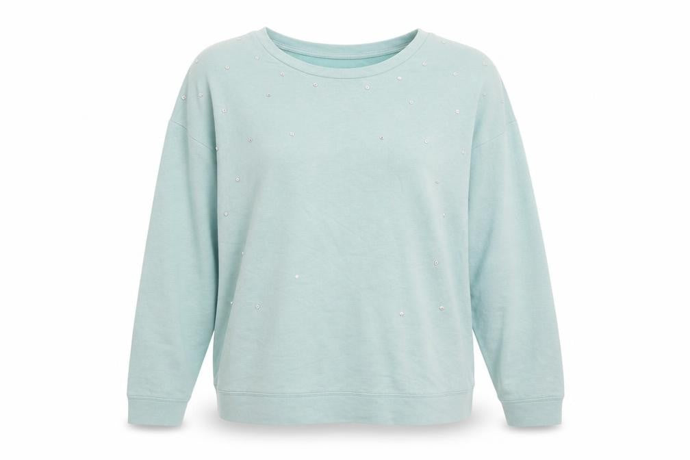 Bonmarché Womens Green Pullover Sweatshirt Size 12