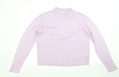 Additional front view of Marks & Spencer women’s purple jumper, size UK 16