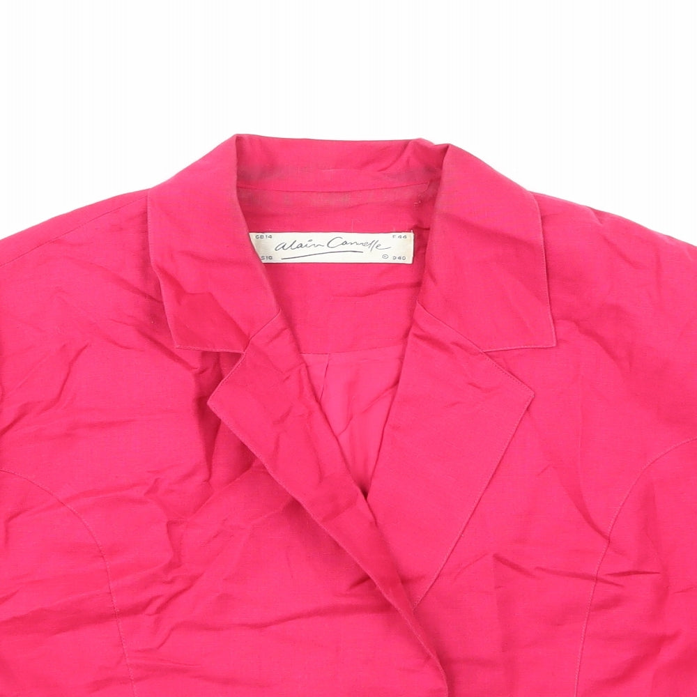 alain connelle  Womens Pink   Basic T-Shirt Size 14
