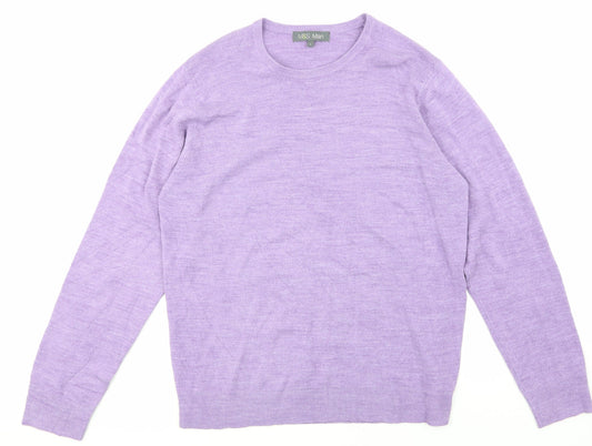 Marks and Spencer Womens Purple   Pullover Jumper Size L