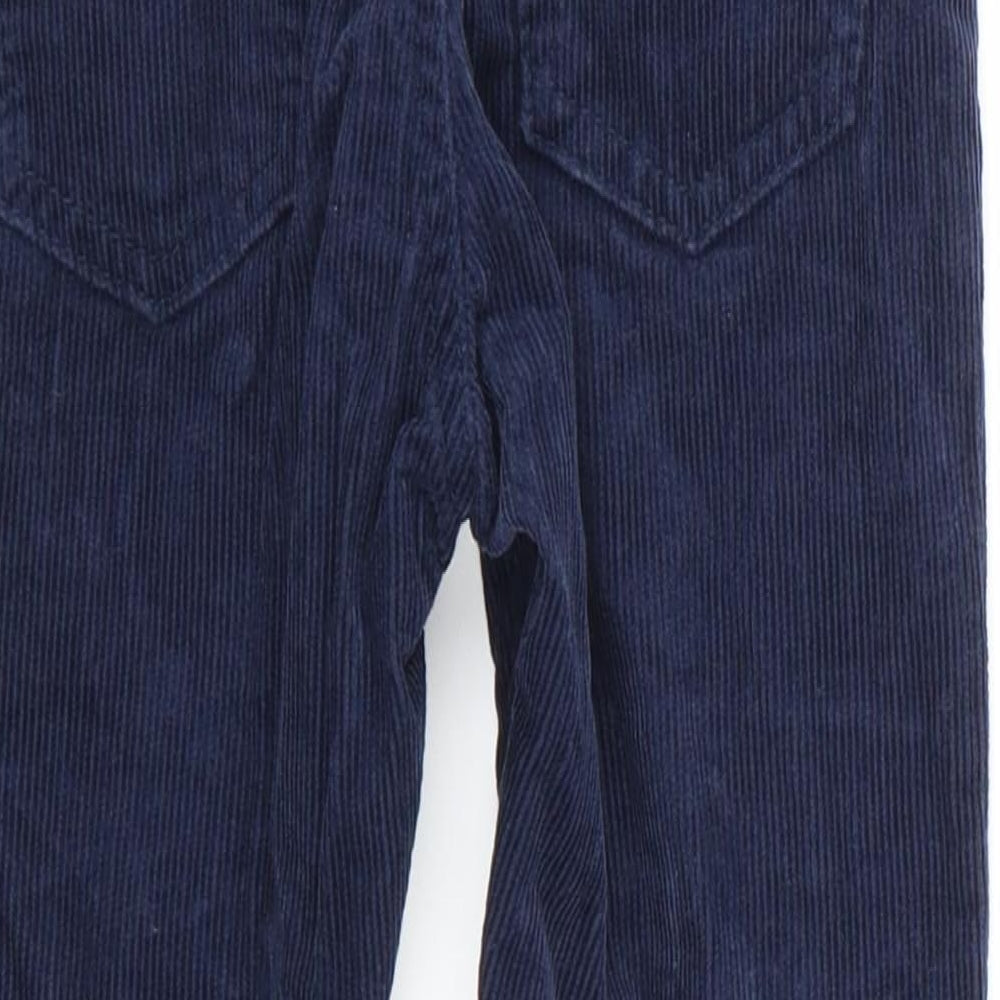 H&M Girls Blue  Velvet Skinny Jeans Size 5-6 Years