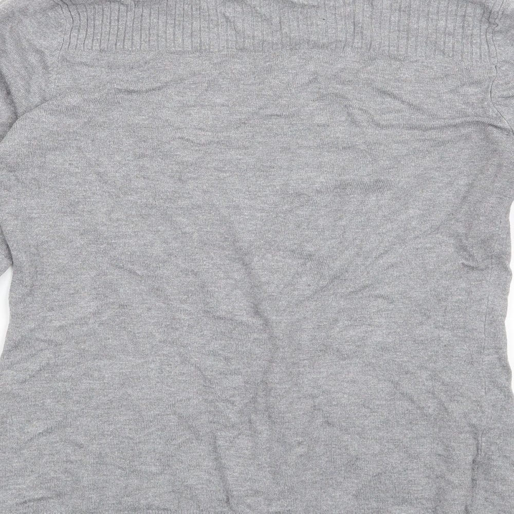 George Womens Grey   Cardigan Jumper Size 8