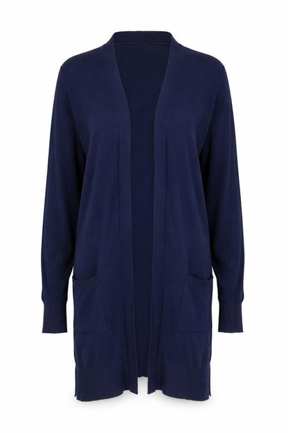 Front view of Tu women’s blue cardigan jumper, size S
