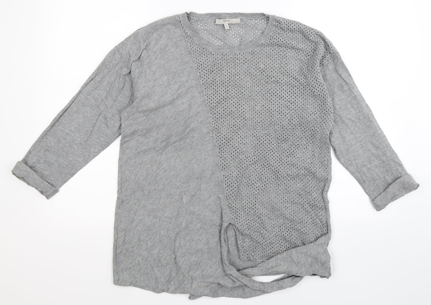 NEXT Womens Grey  Knit Pullover Jumper Size 16