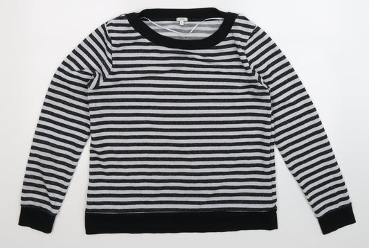 OVS Womens Multicoloured Striped  Pullover Sweatshirt Size L
