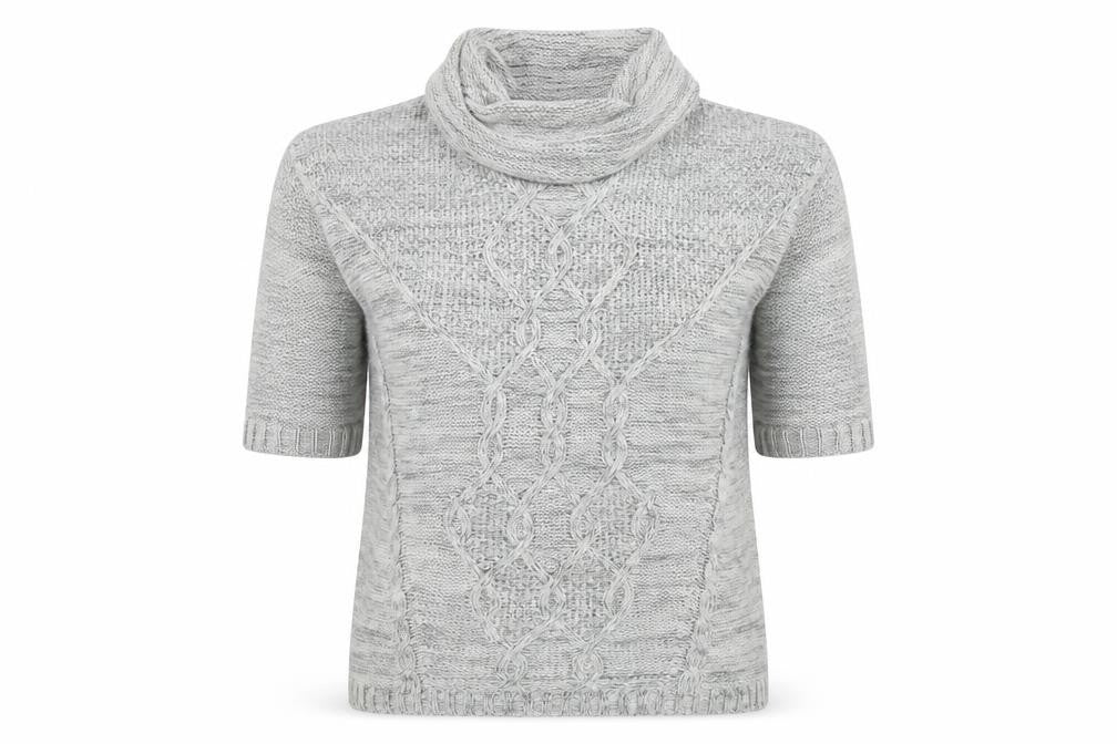 Oasis Womens Grey  Knit Pullover Jumper Size M