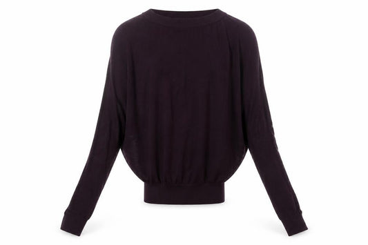 Front view of Topman men’s purple jumper, size M