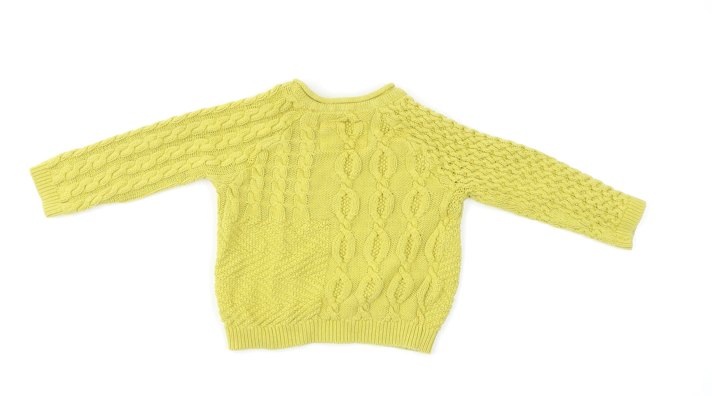 TU Baby Yellow   Pullover Jumper Size 12-18 Months