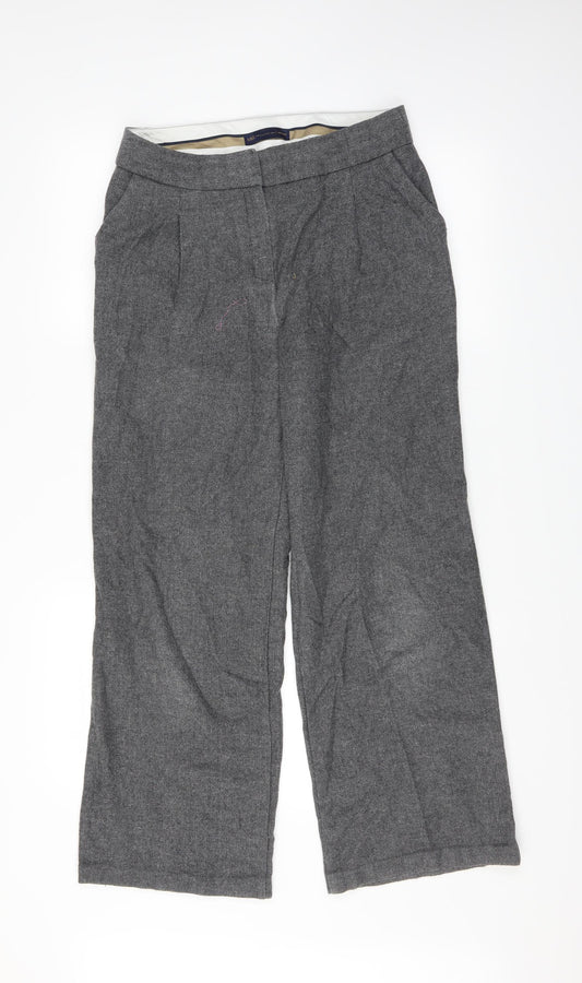 Marks and Spencer Womens Grey   Dress Pants Trousers Size 10 L27 in
