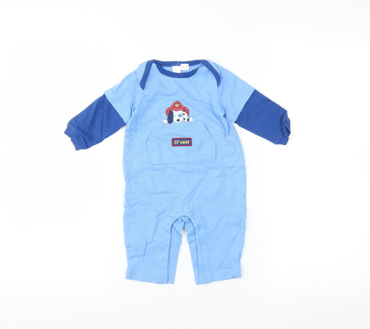 Little Wonders Baby Blue   Babygrow One-Piece Size 3-6 Months