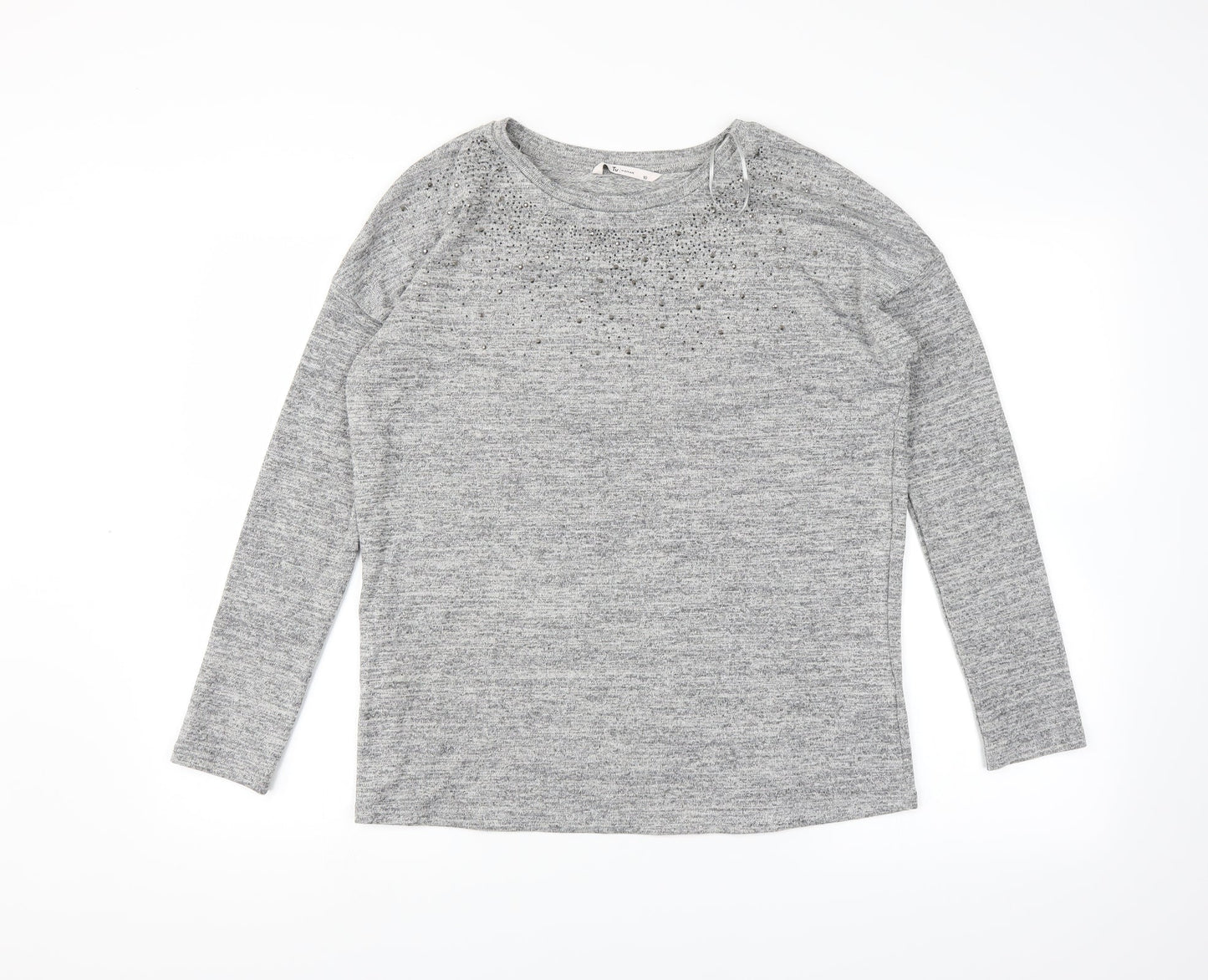TU Womens Grey   Pullover Jumper Size 10