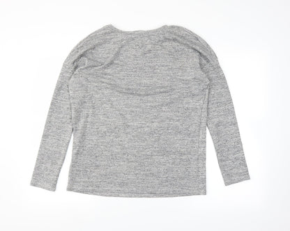 Back view of Tu women’s grey jumper, size UK 10