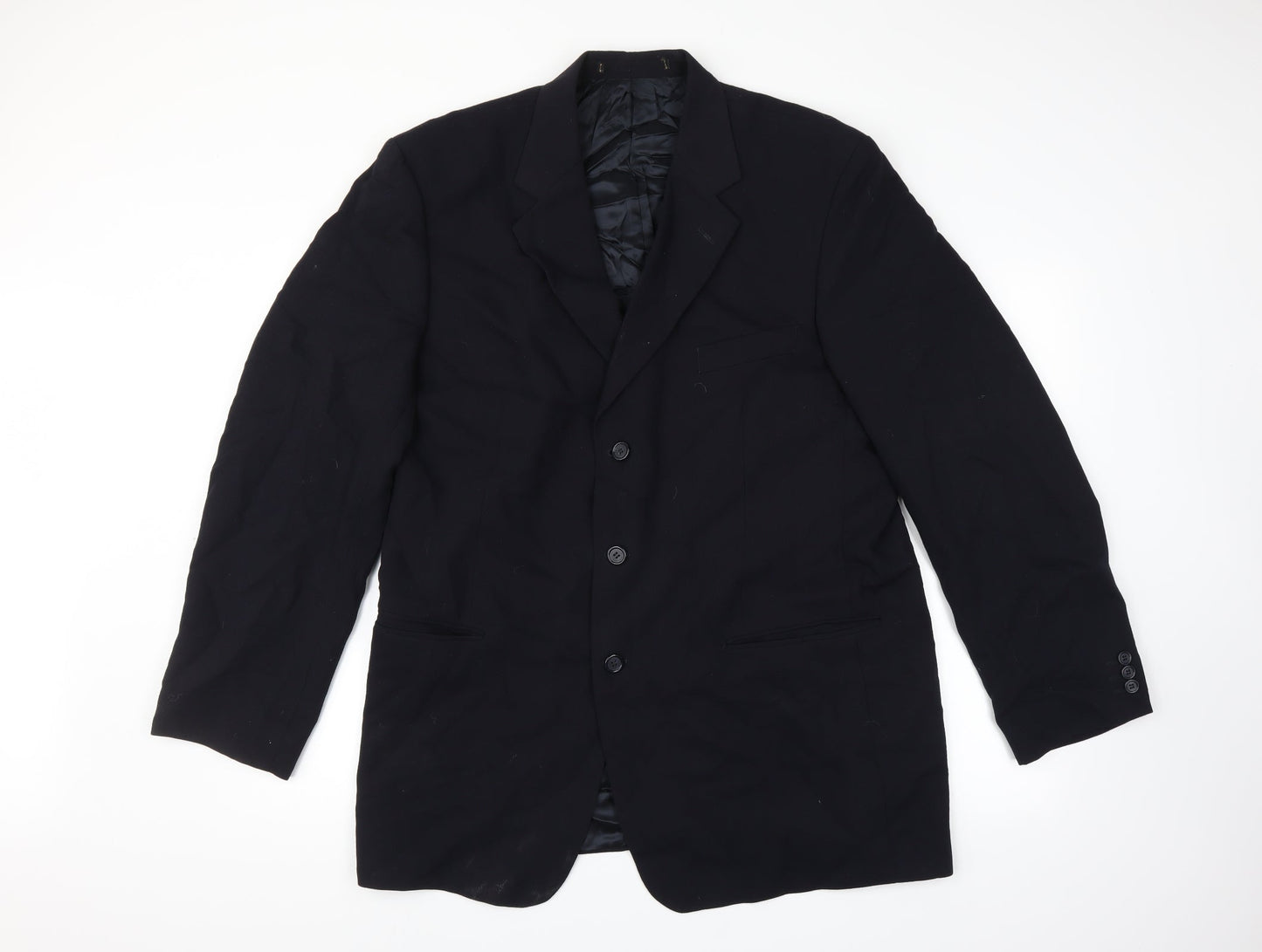 Preworn Mens Blue   Jacket Suit Jacket Size 40