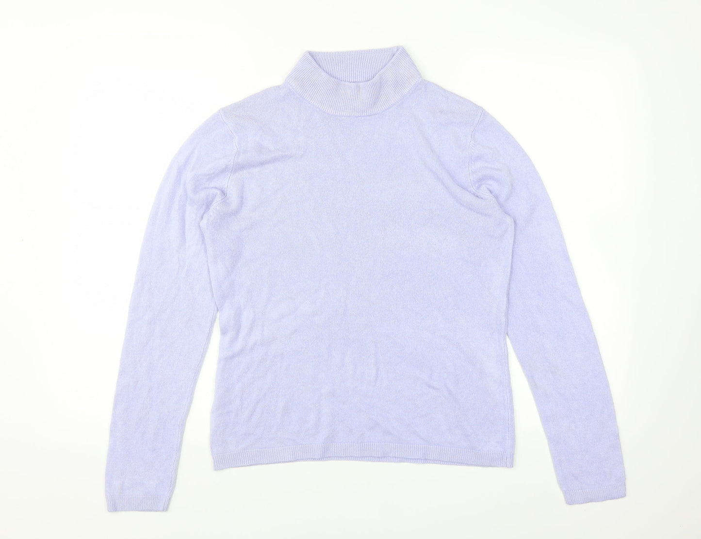 Papaya Womens Purple  Knit Pullover Jumper Size 14