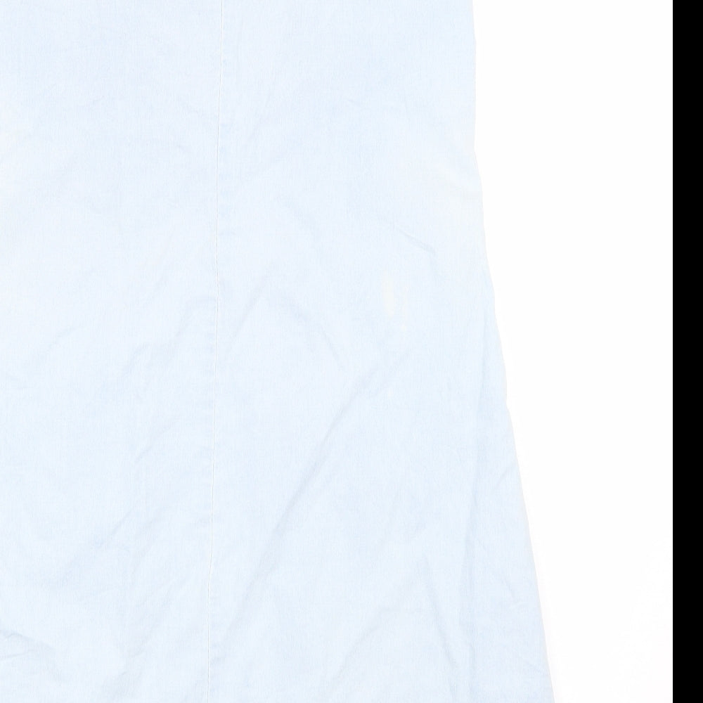 Xijilai Womens Blue   Tank Dress  Size L