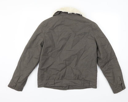 Back view of South women’s brown jacket, size UK 12