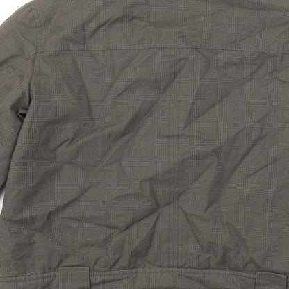 Brand and care label for South women’s brown jacket, size UK 12