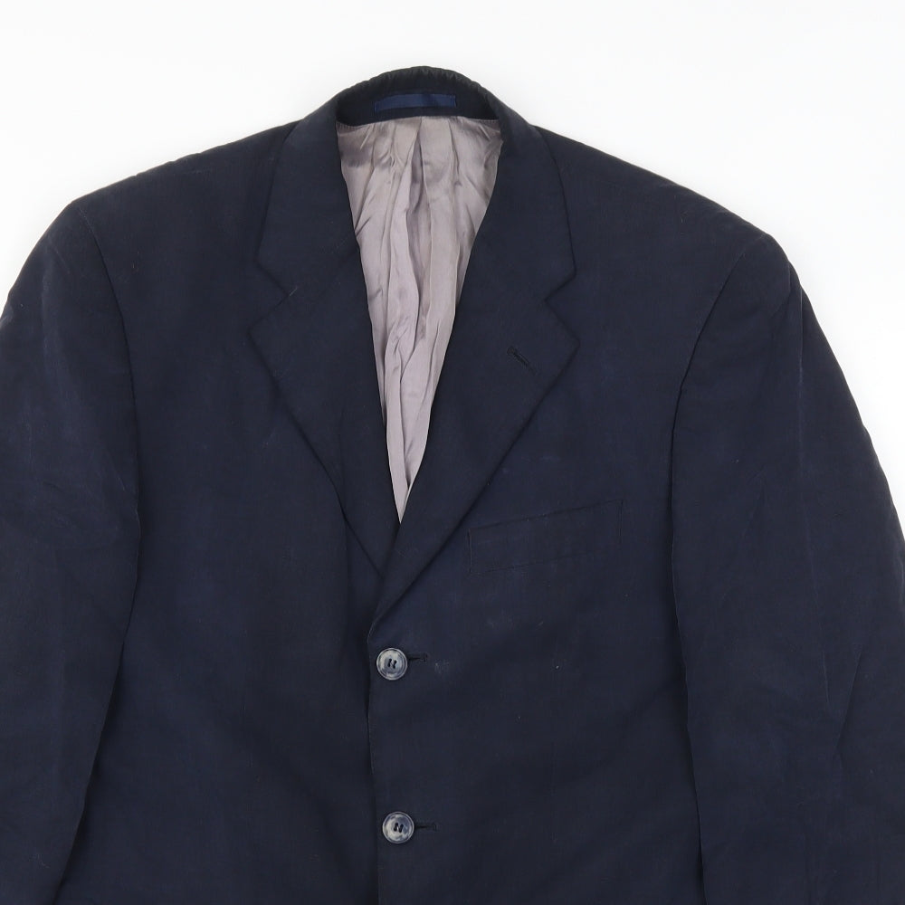 Douglas Mens Blue   Jacket Blazer Size 38
