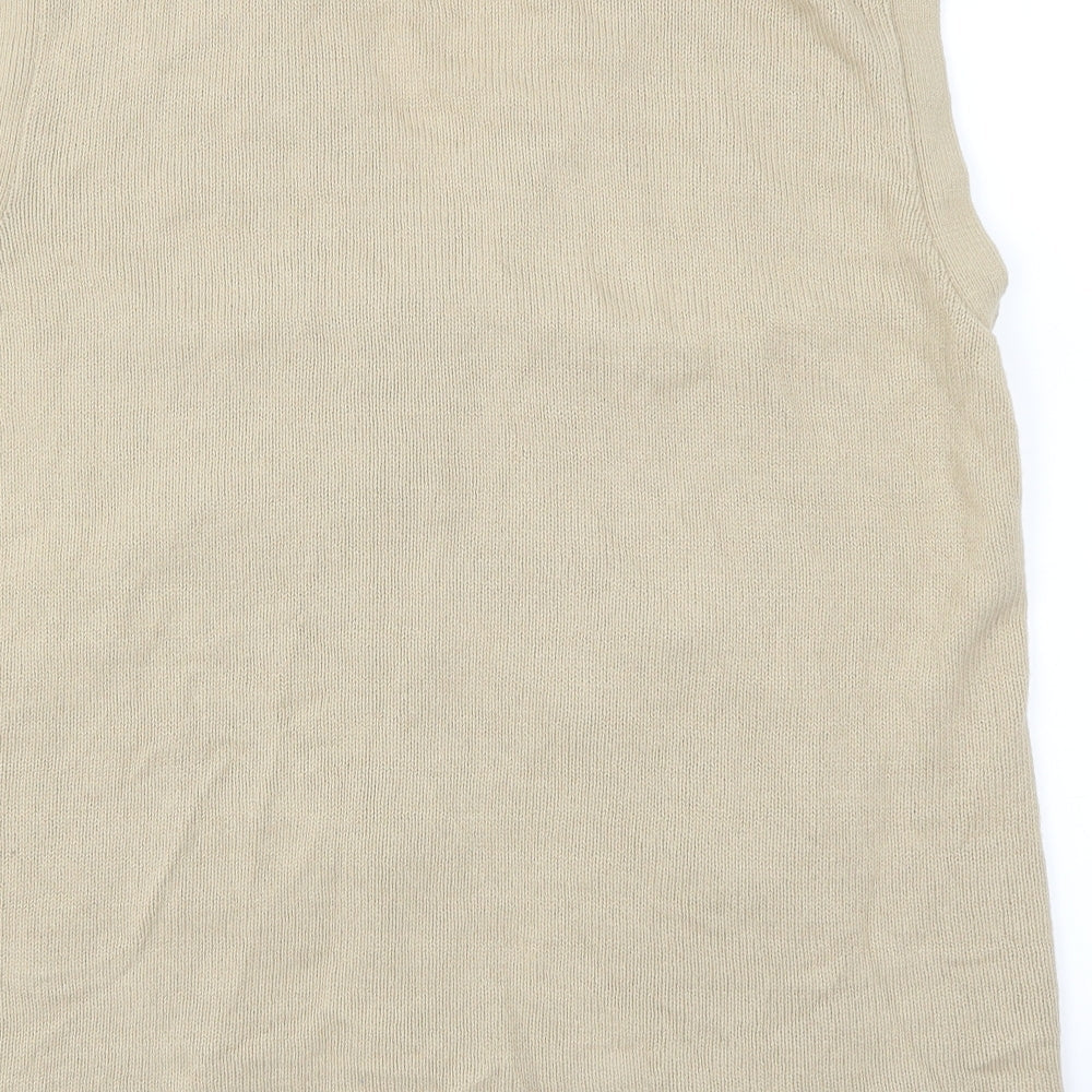 nuggets Mens Beige   Cardigan Jumper Size M  - M/L