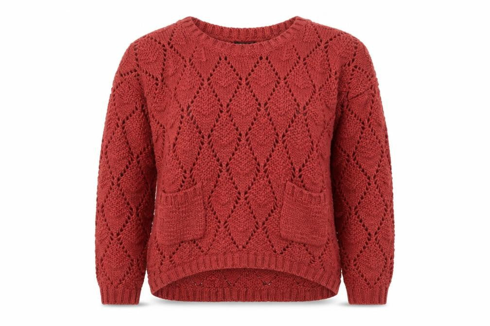 River Island Womens Red   Pullover Jumper Size 12
