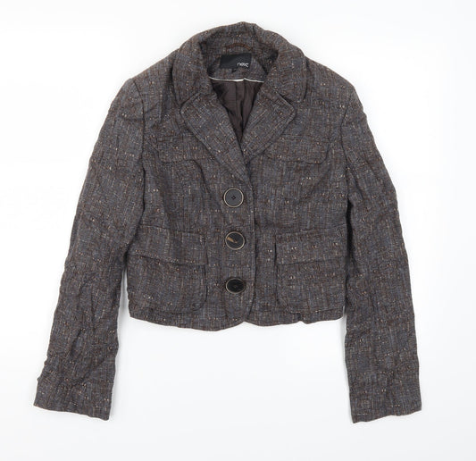NEXT Womens Brown   Jacket Blazer Size 10