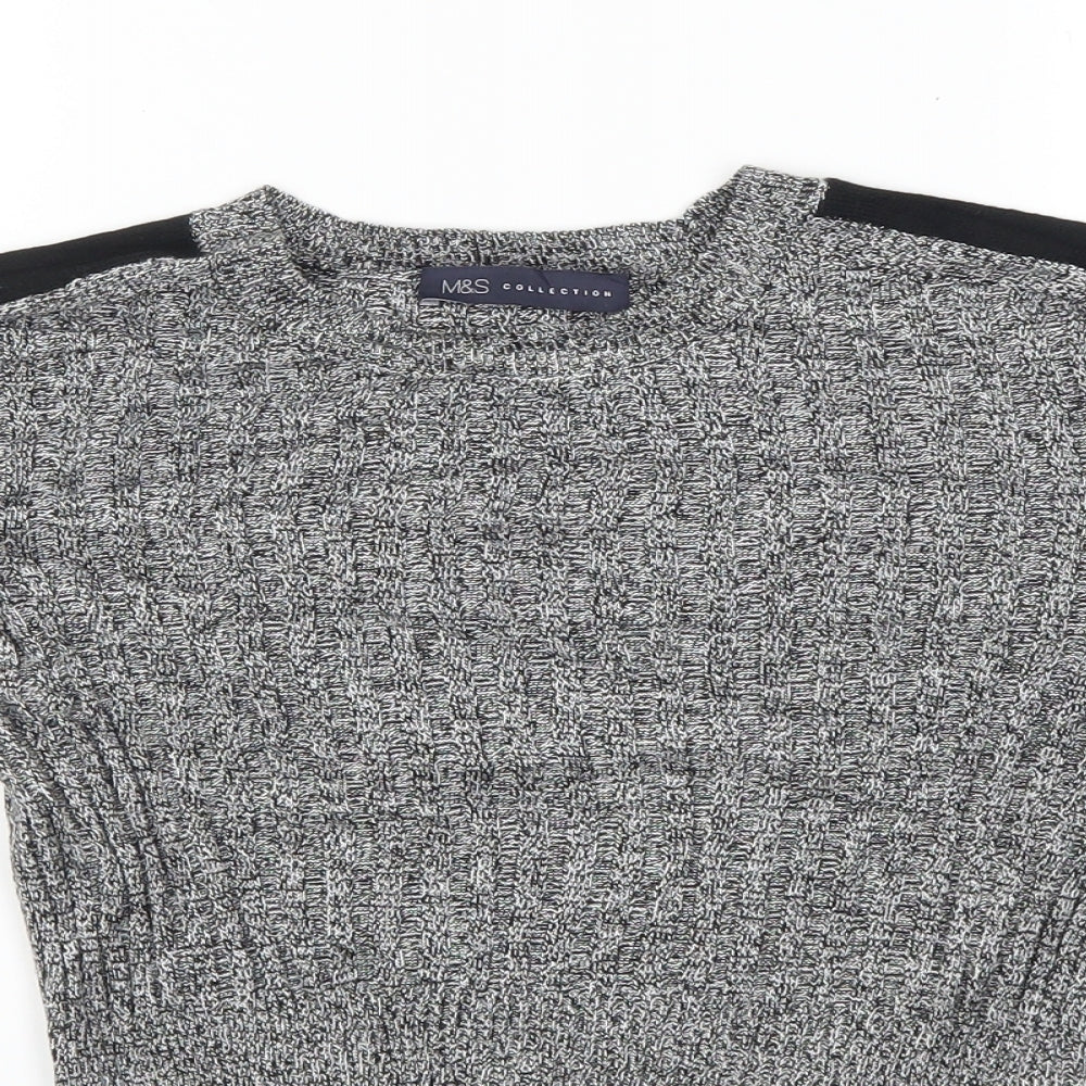 Marks and Spencer Womens Black   Pullover Jumper Size 10