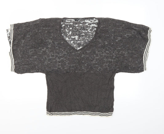 belly barley Womens Grey   Basic Blouse Size 16