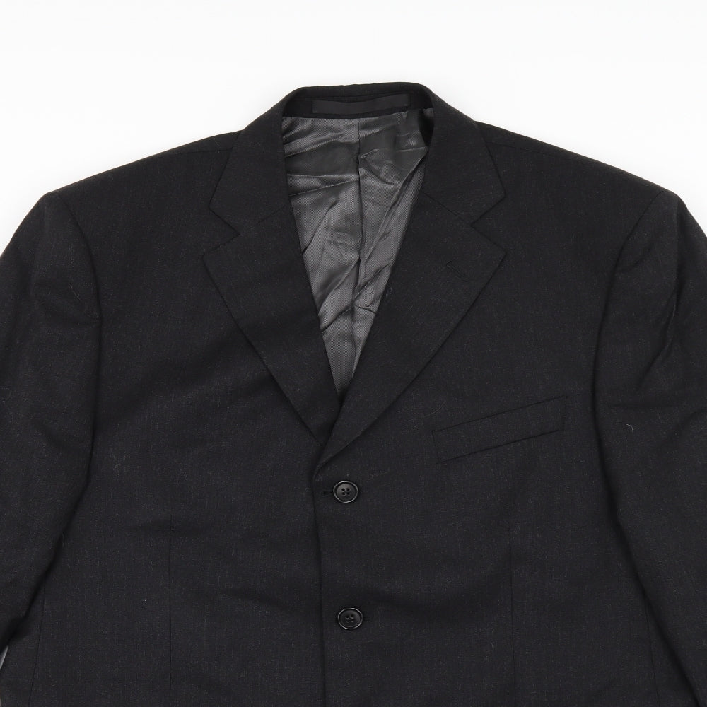 Marks and Spencer Mens Black   Jacket Suit Jacket Size 40
