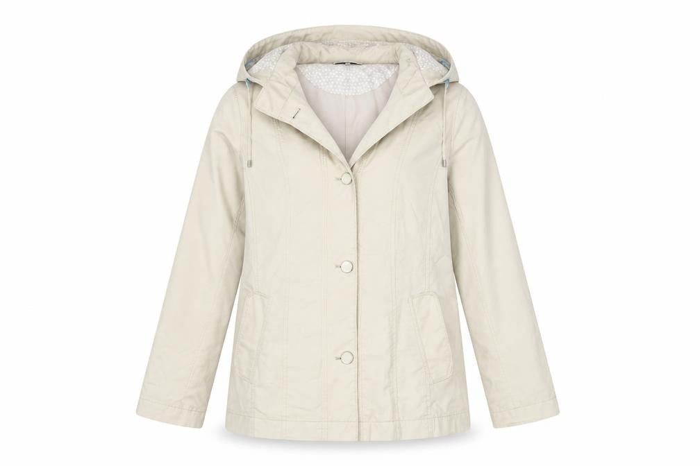 Classic Womens Beige   Overcoat Coat Size 12