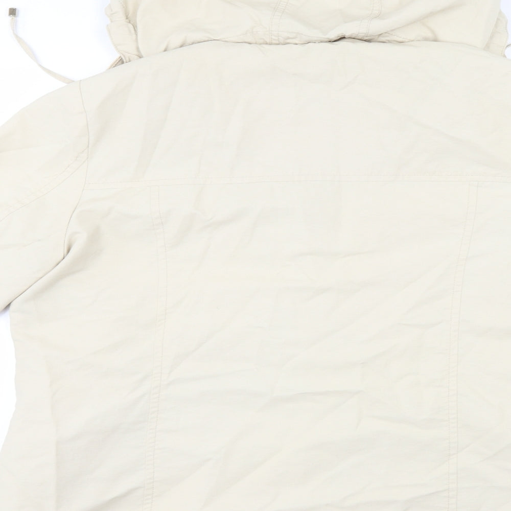Classic Womens Beige   Overcoat Coat Size 12