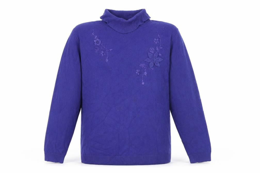Reflect Womens Blue   Pullover Jumper Size XL