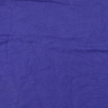 Brand and care label for Reflect women’s blue jumper, size XL