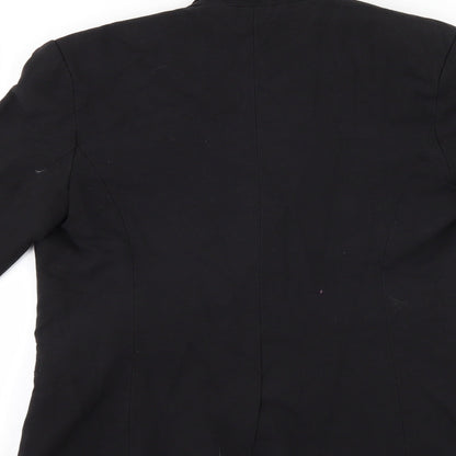 Brand and care label for Atmosphere women’s black jacket blazer, size UK 10