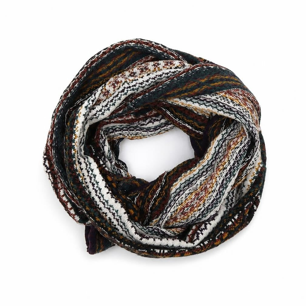H&M Womens Multicoloured Plaid Knit  Shawl/Wrap
