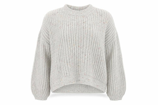 Front view of Primark women’s grey jumper, size UK 18