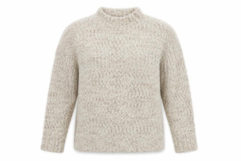 Atmosphere Womens Beige  Knit Pullover Jumper Size 12