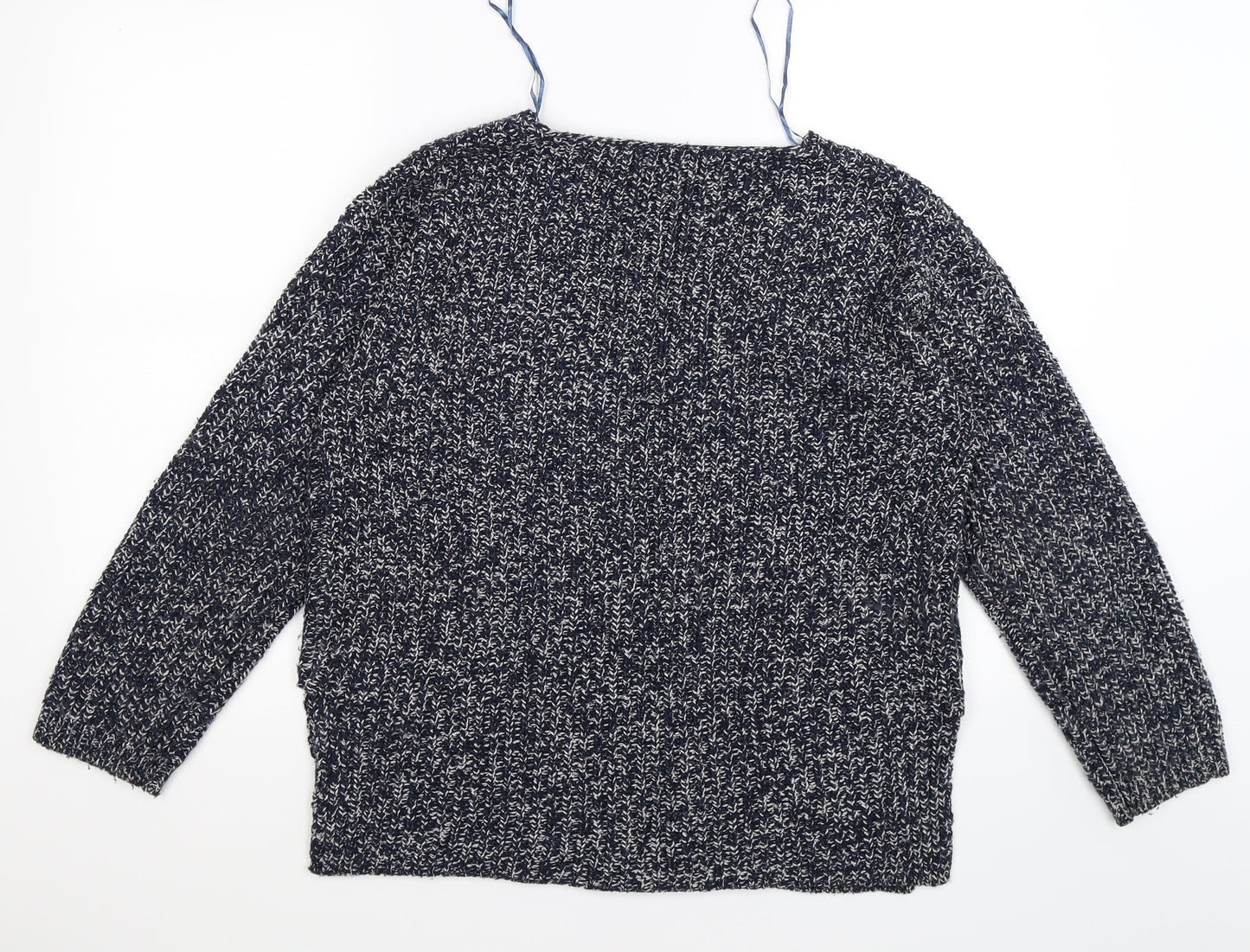 F&F Womens Blue  Knit Pullover Jumper Size 10