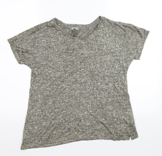 Marks and Spencer Womens Gold  Knit Tunic T-Shirt Size 14