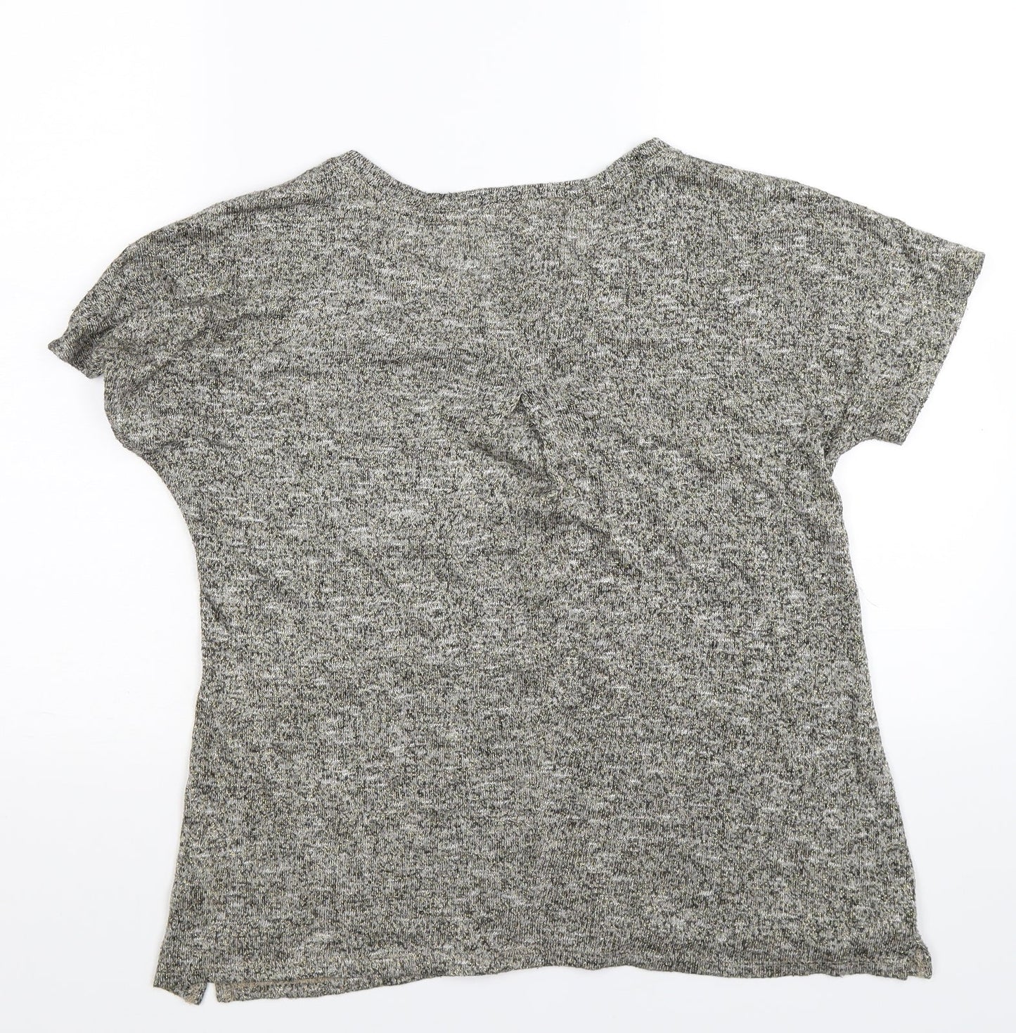 Marks and Spencer Womens Gold  Knit Tunic T-Shirt Size 14